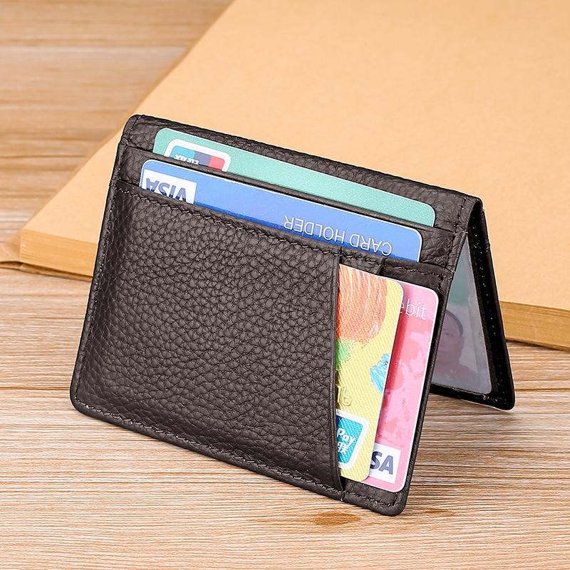 Multi-card Rfid Defense Bag for Ids - Dark Brown