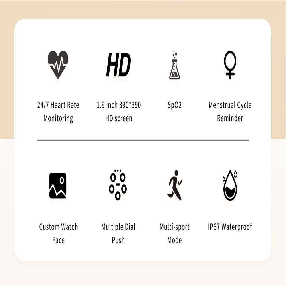 Smart Silicone Screen Watch - Pink