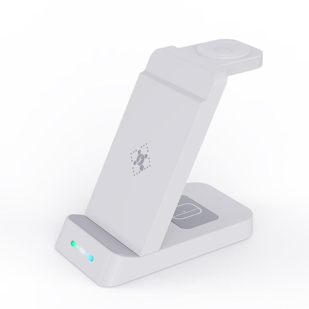 15W 3 In 1 Wireless Charger For Samsung Watch And Galaxy Buds - Black