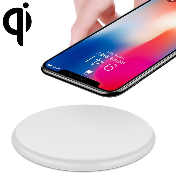 9V 1A Qi Fast Wireless Charger 1M Cable - Black