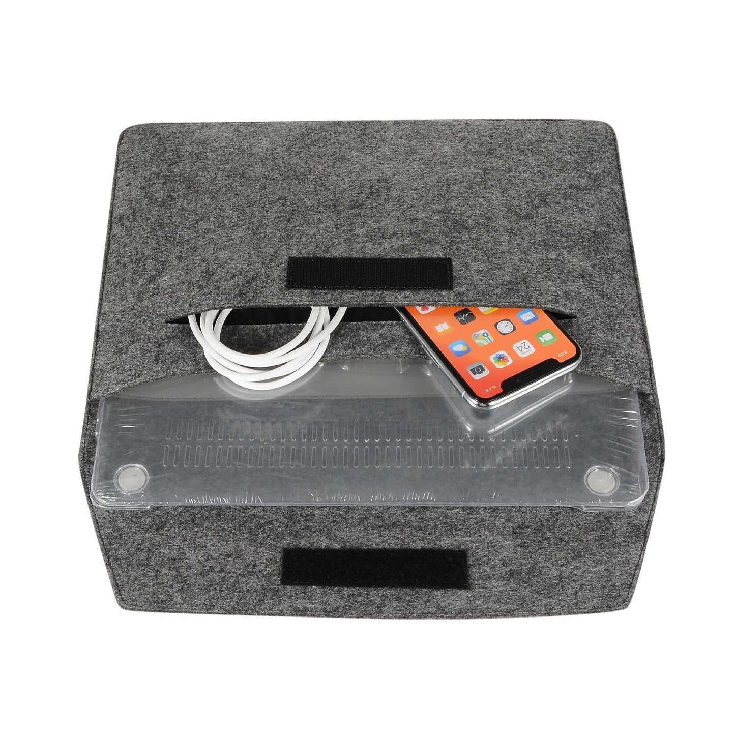 13 Inch Felt Computer Bag for Notebook Protection - Grey