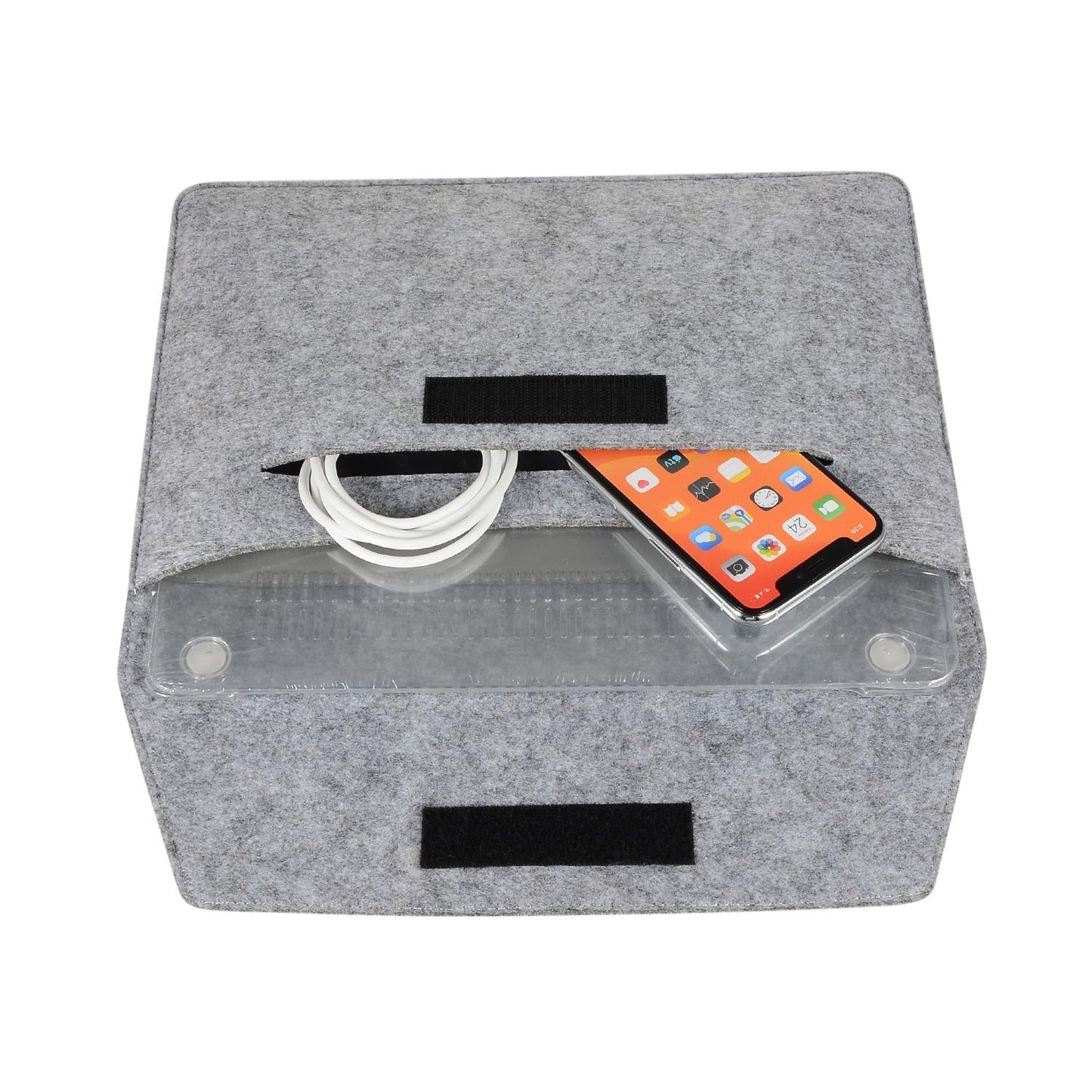 13 Inch Felt Computer Bag for Notebook Protection - Grey