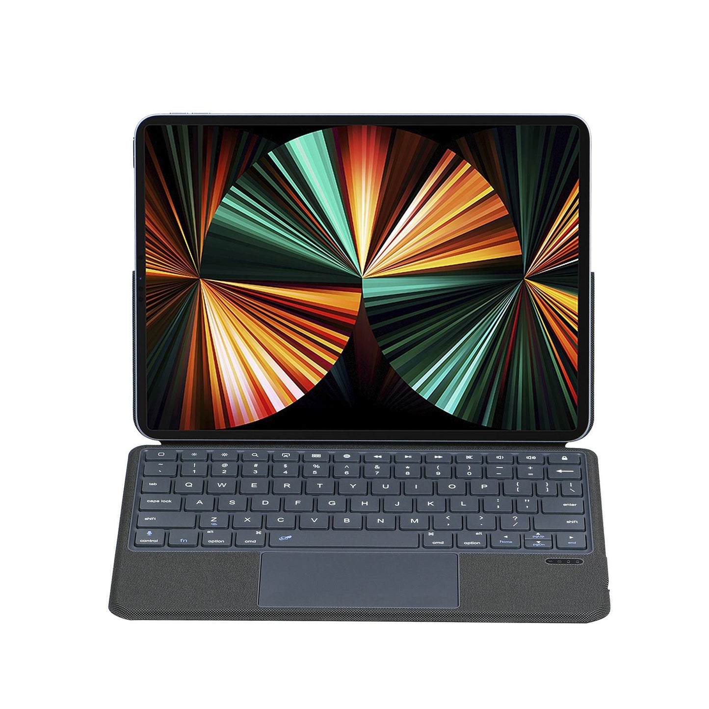 Bluetooth Keyboard Leather Case For Ipad Air / Pro 11 - Touch Pad - Black