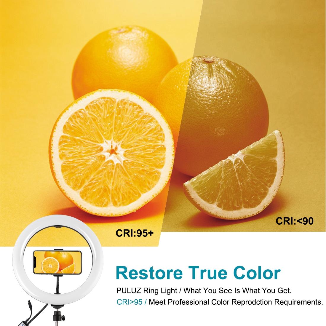 10.2 Curved Rgbw Led Ring Light Kit with Tripod Dual Phone Brackets Remote and Clamp