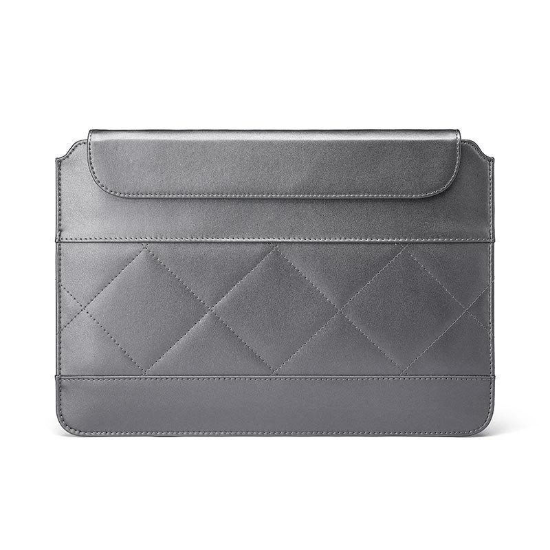 14-15 Inch Thin & Light Microfiber Leather Notebook Liner Bag for Computers - Black