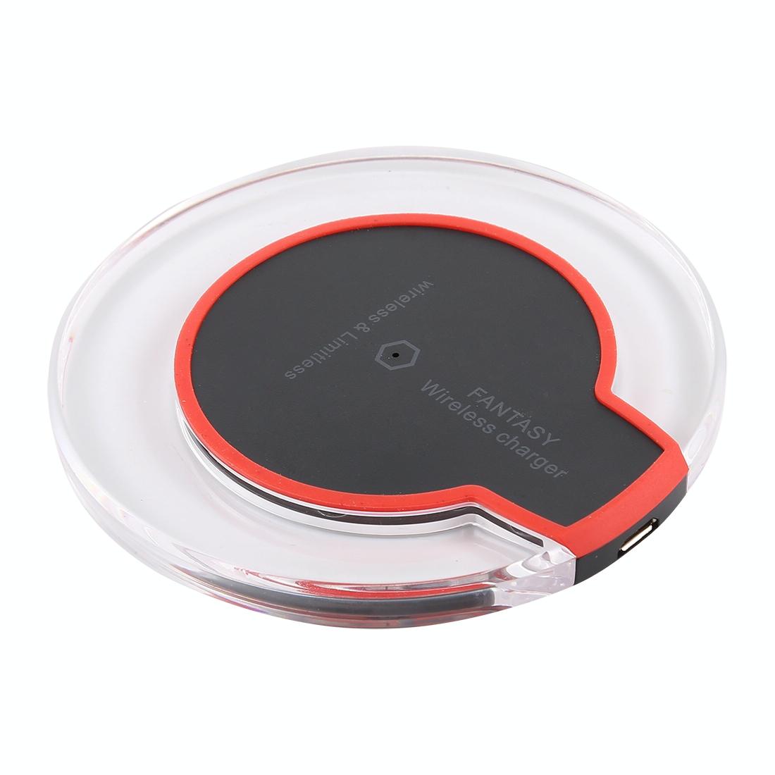 Ultra Thin Wireless Charger For Qi Standard Phones - Black