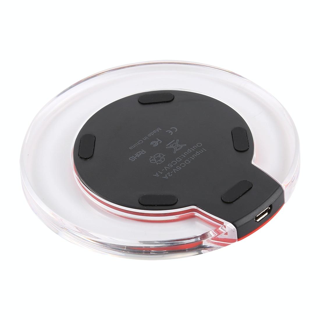 Ultra Thin Wireless Charger For Qi Standard Phones - Black
