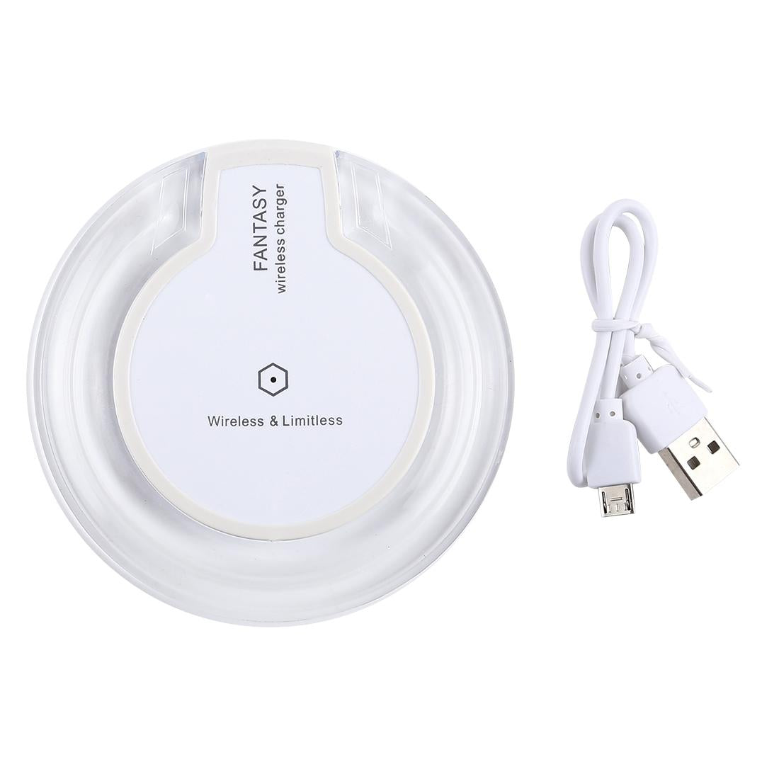 Ultra Thin Wireless Charger For Qi Standard Phones - Black