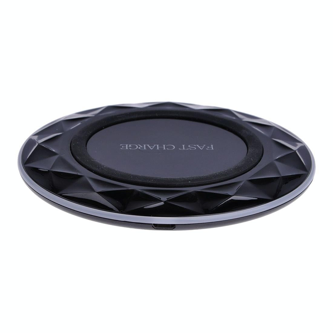 1M Fast Charging Wireless Charger Diamond Qi Standard - Black