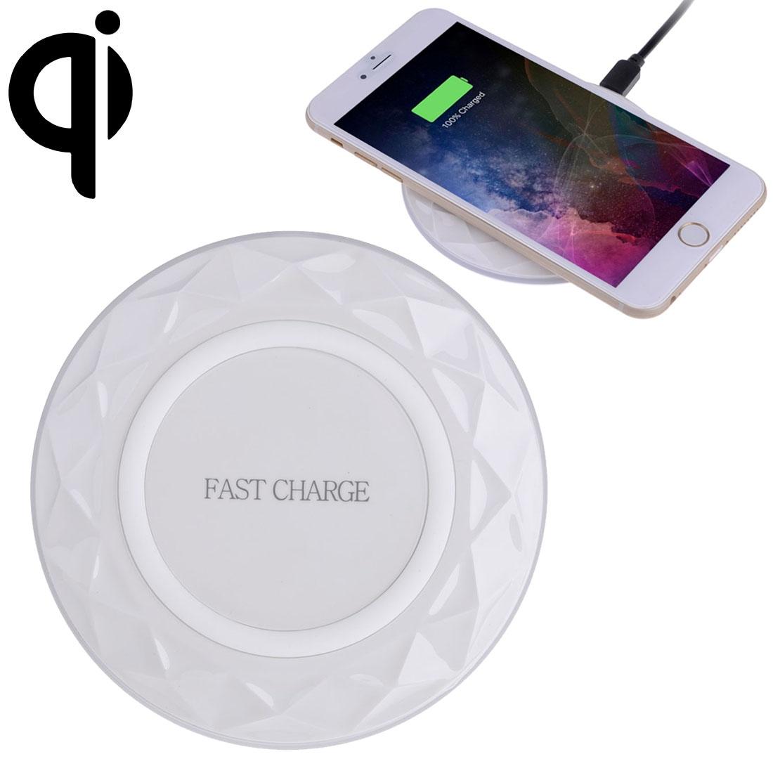 1M Fast Charging Wireless Charger Diamond Qi Standard - Black