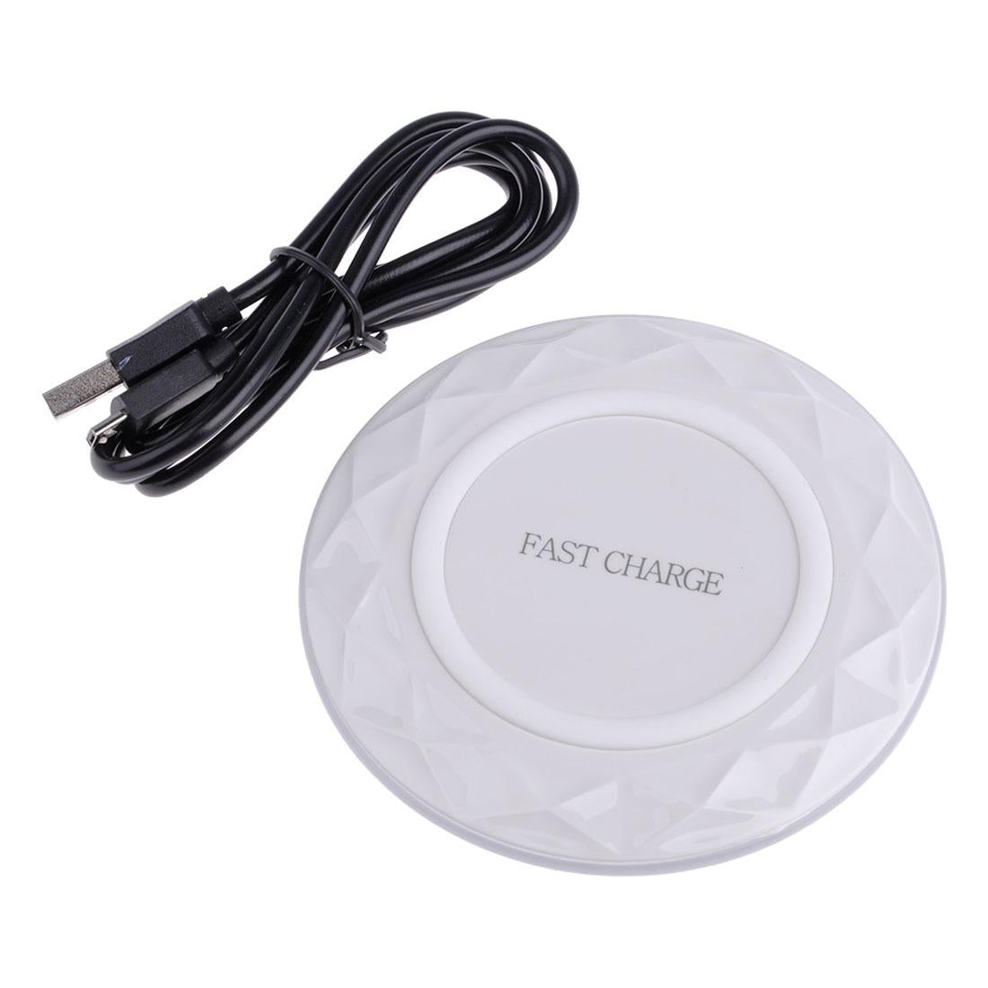 1M Fast Charging Wireless Charger Diamond Qi Standard - Black
