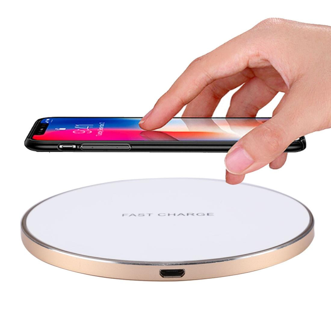 Quick Charge Wireless Charger With Led Indicator - Black
