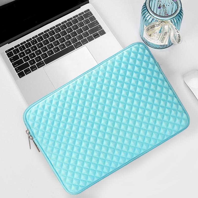12-13 Inch Diamond Texture Laptop Liner Bag In Black - Lb0146B