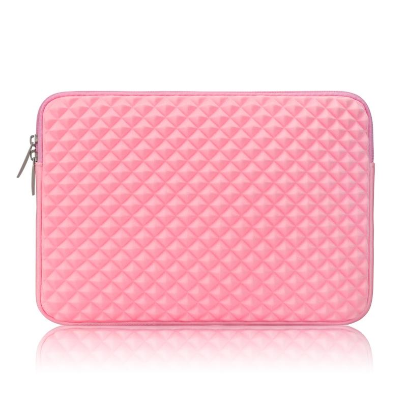12-13 Inch Diamond Texture Laptop Liner Bag In Black - Lb0146B