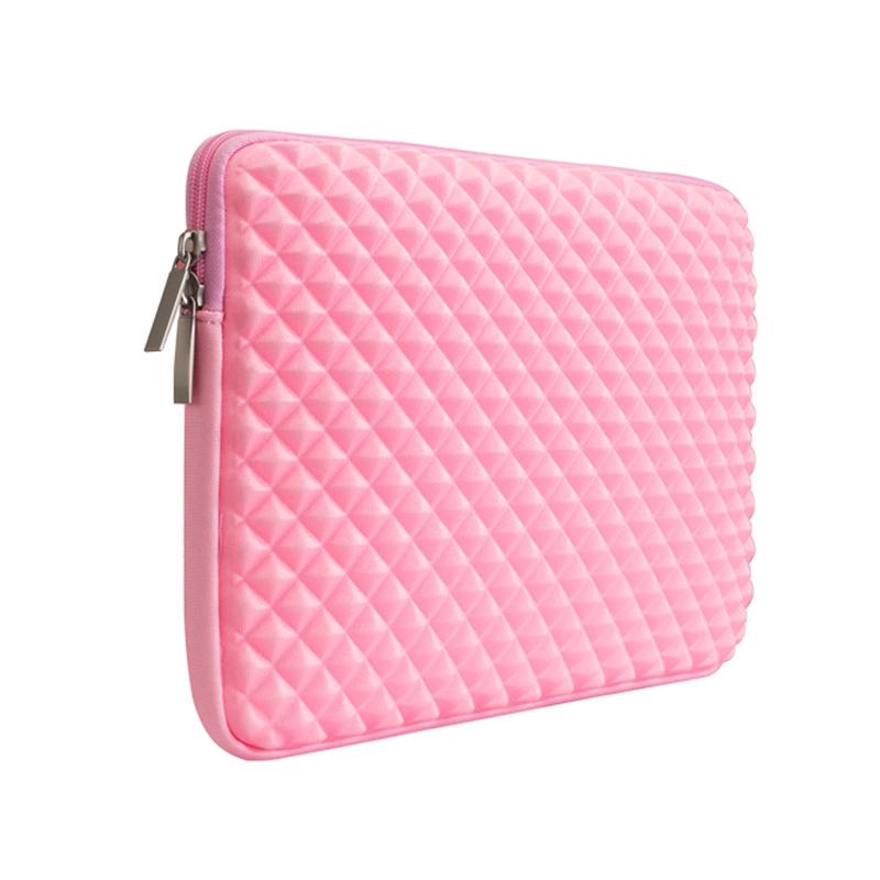 12-13 Inch Diamond Texture Laptop Liner Bag In Black - Lb0146B