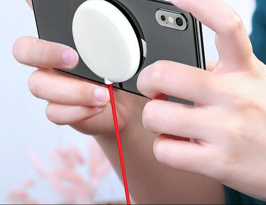 Wireless Fast Charger With Suction Cup 1.5M - White