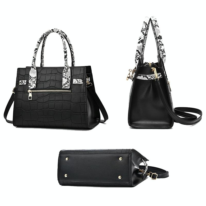 Large Capacity 2-in-1 Stone Pattern Bags - Versatile and Spacious - Green