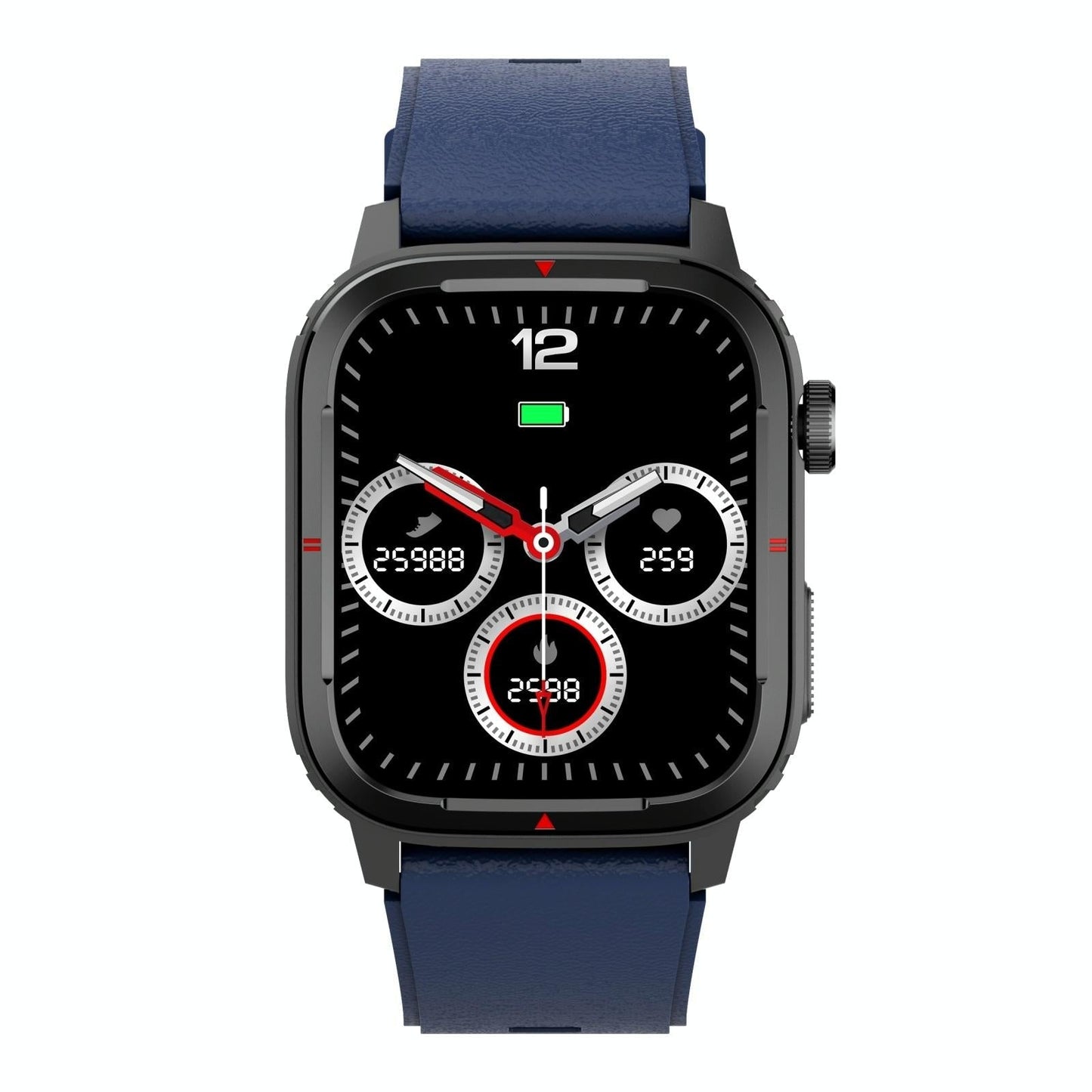 1.7 Inch Tft Hd Screen Smart Watch Support Bluetooth Calling / Blood Pressure Monitoring - Grey