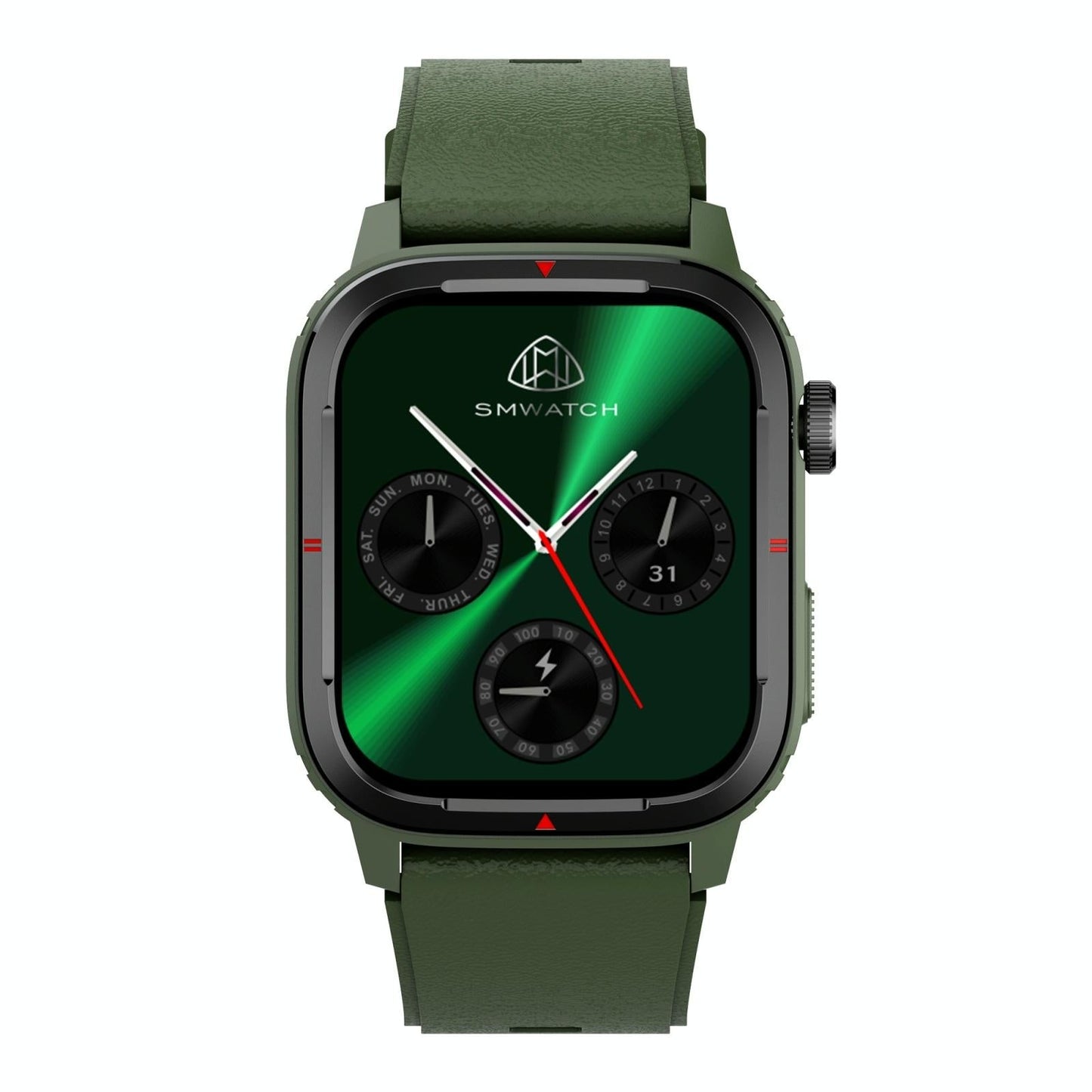 1.7 Inch Tft Hd Screen Smart Watch Support Bluetooth Calling / Blood Pressure Monitoring - Grey