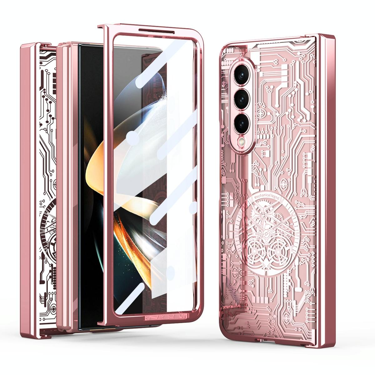Foldable Electroplated Phone Case - Mechanical Legend 4.5g - Silver