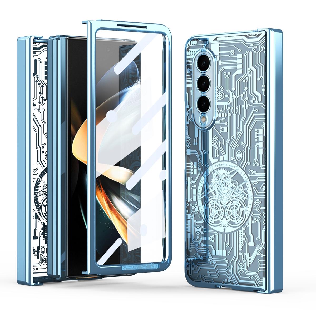 Foldable Electroplated Phone Case - Mechanical Legend 4.5g - Silver