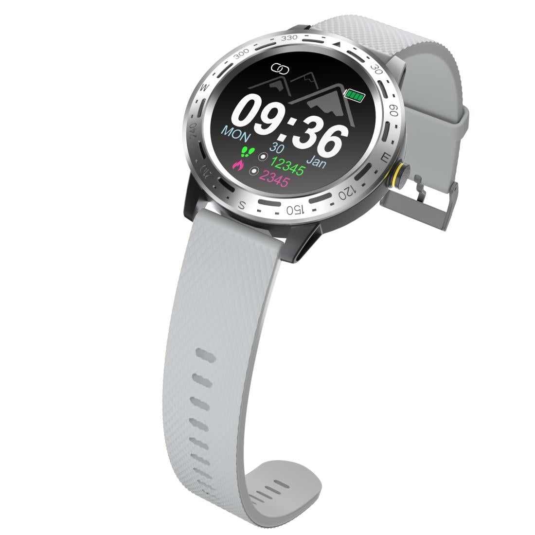 1.3 Inch Tft Screen Ip67 Waterproof Smart Watch Bracelet Support Sleep Monitor / Heart Rate Monitor / Blood Pressure Monitoring - Red