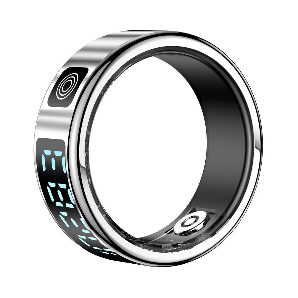 Smart Ring Gesture Control Health Monitoring Sports Modes - Silver