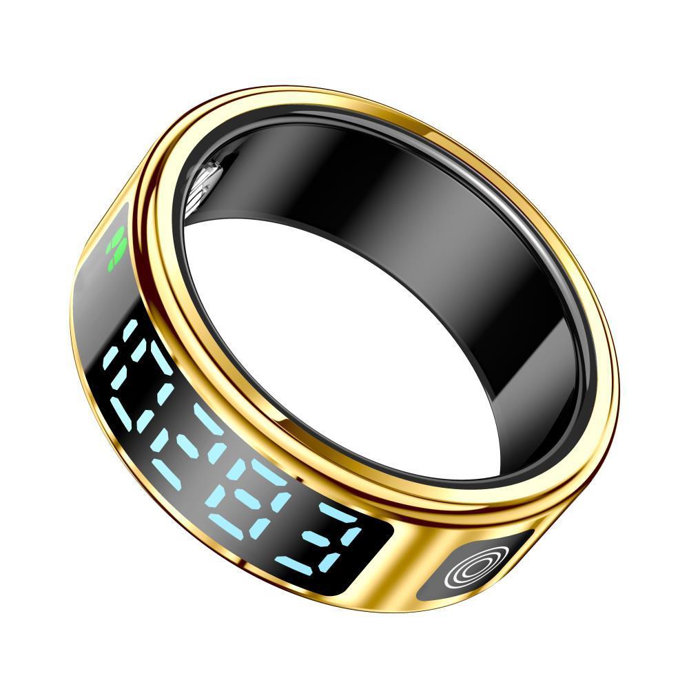 Smart Ring Gesture Control Health Monitoring Sports Modes - Silver