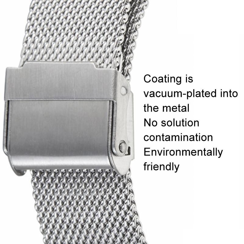 Stainless Steel Men Quartz Watch with Magnetic Strap - 40mm - Rose Gold