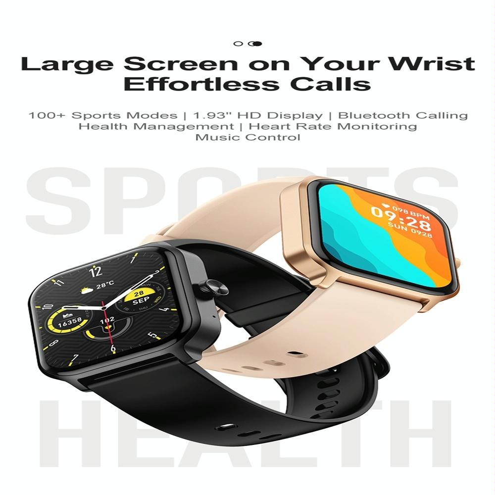 1.93 Inch Colour Screen Smart Watch Support Bluetooth Call / Health Monitoring - Blue