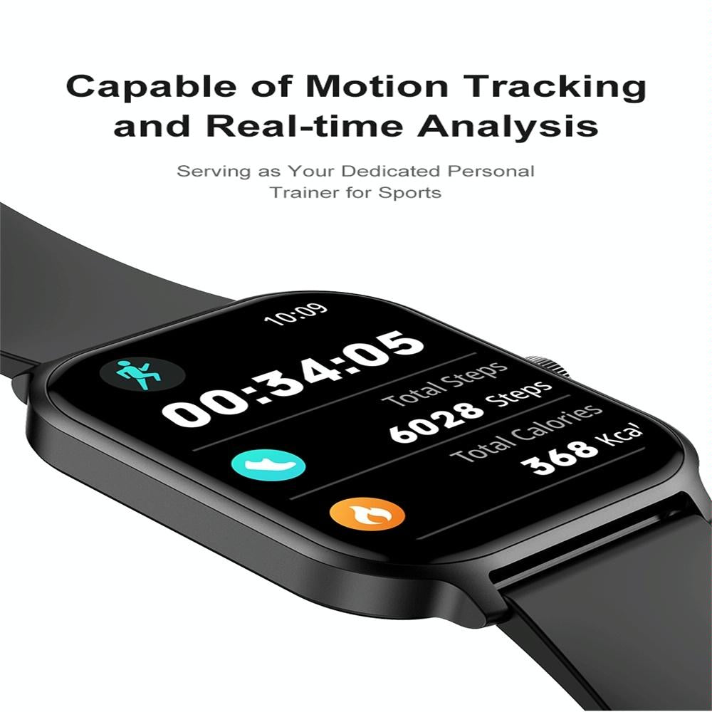 1.93 Inch Colour Screen Smart Watch Support Bluetooth Call / Health Monitoring - Blue