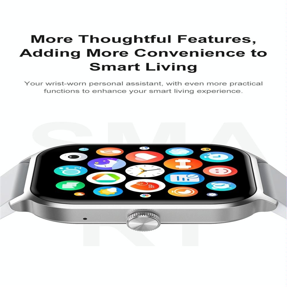 1.93 Inch Colour Screen Smart Watch Support Bluetooth Call / Health Monitoring - Blue