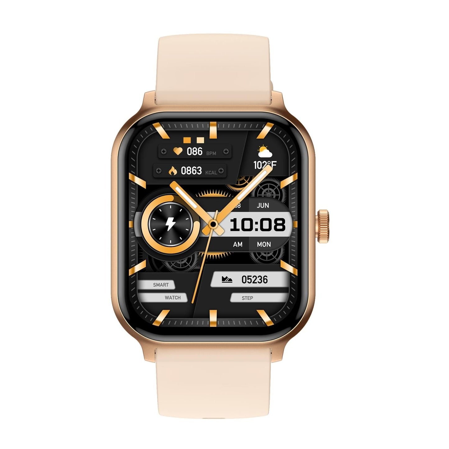 1.93 Inch Colour Screen Smart Watch Support Bluetooth Call / Health Monitoring - Blue