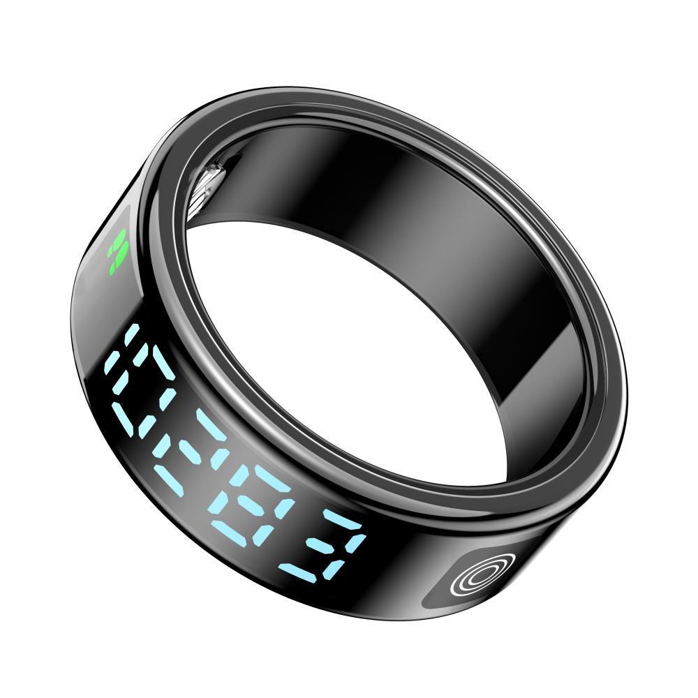 Smart Ring Hand Gestures Health Monitoring Sports Modes Size 10 - Silver