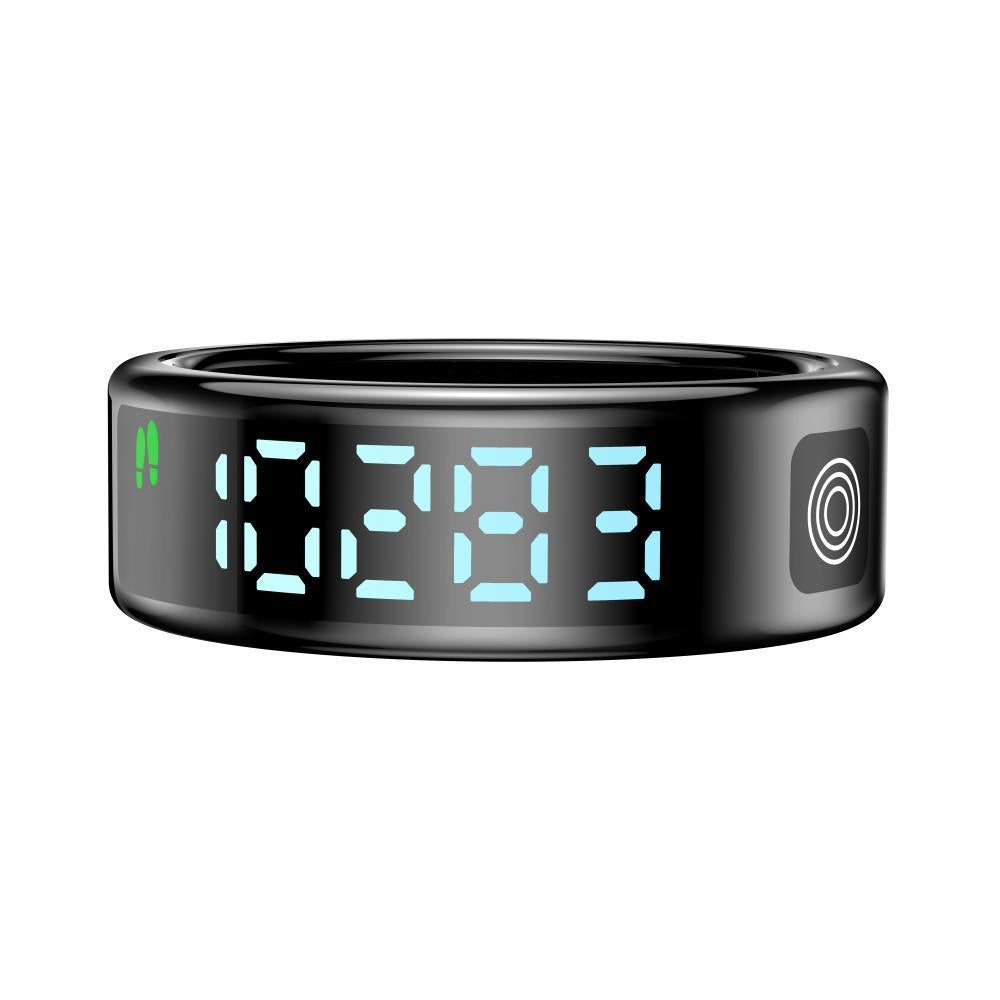 Smart Ring Hand Gestures Health Monitoring Sports Modes Size 10 - Silver