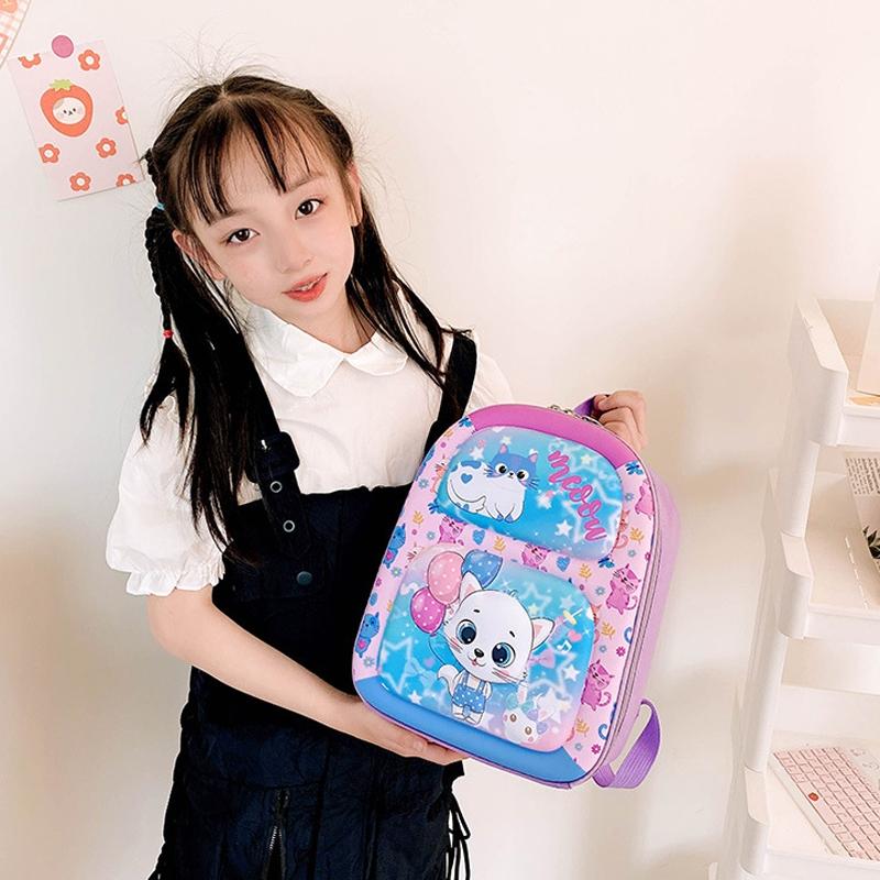 Kindergarten 3d Cartoon School Bag - Ideal for Little Ones - Monkey