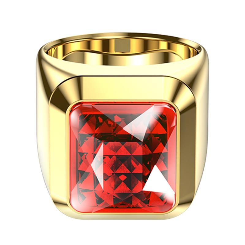 Smart Ring With Heart Rate Blood Oxygen Sleep And Remote Photography Support - Red