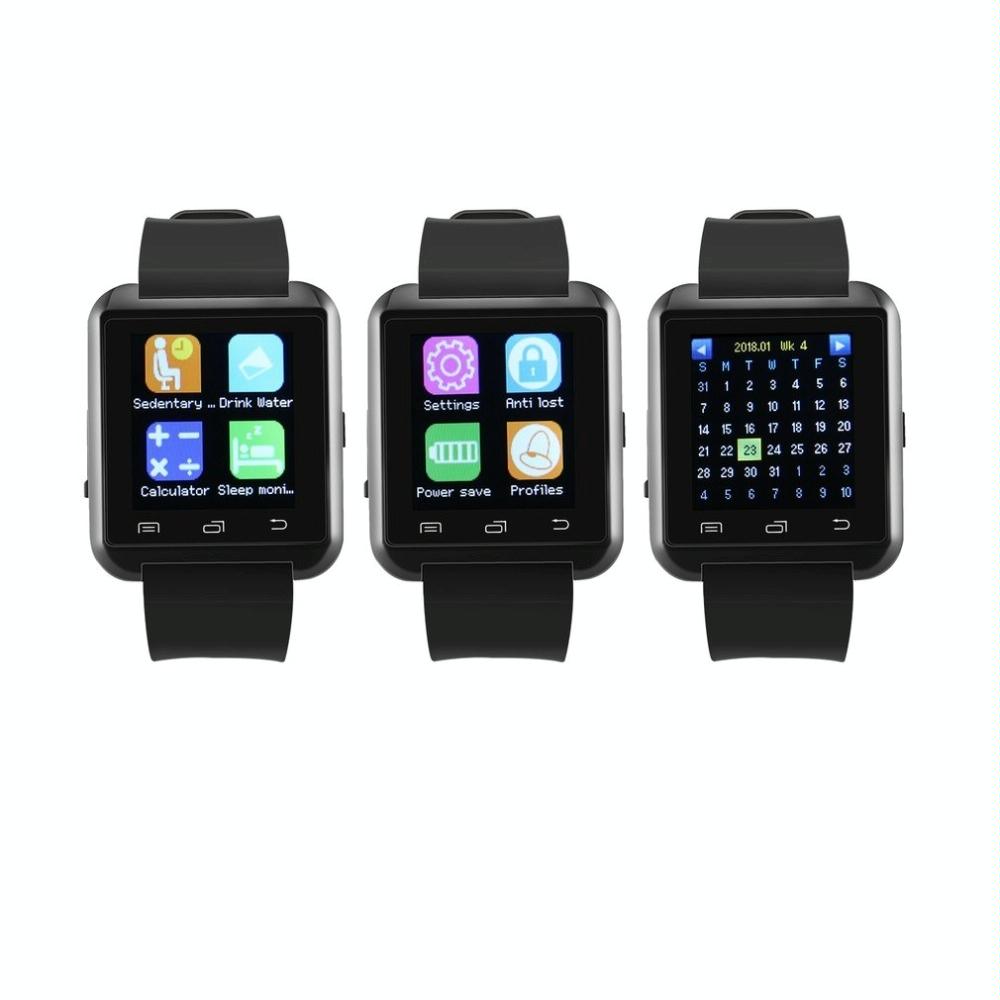 Portable Multifunctional Bluetooth V3.0 + Edr Smart Wrist Watch Red