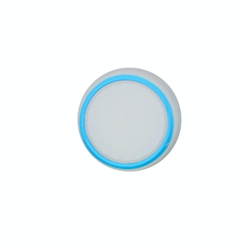 10-piece Luminous Gamepad Button Caps for Ps5 / Ps4 / Ps3 / Xbox one / 360 / Pro / Series x / s - Transparent Black Circle