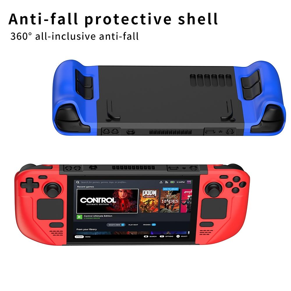 Anti-fall Game Console Case with Contrast Design - Blue