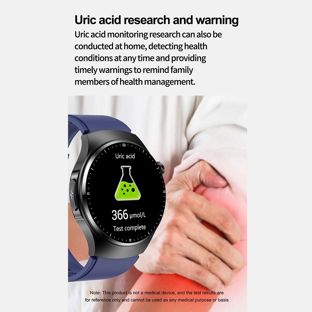 1.39 Inch Ip67 Waterproof Sports Health Monitoring Smart Bluetooth Calling Watch - Black Leather