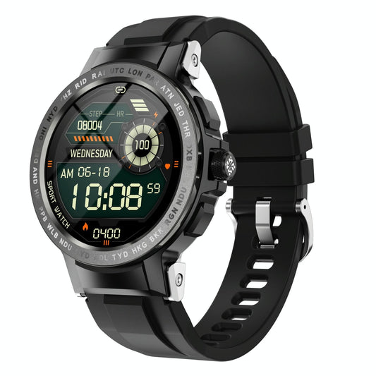 Waterproof Smart Watch With Colour Screen - Ip68 - Silver