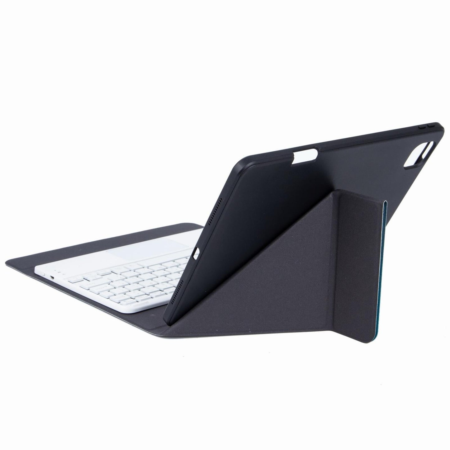 Bluetooth Keyboard Leather Case For Ipad 10.2 / Pro 10.5 - Three-Fold Holder - Purple