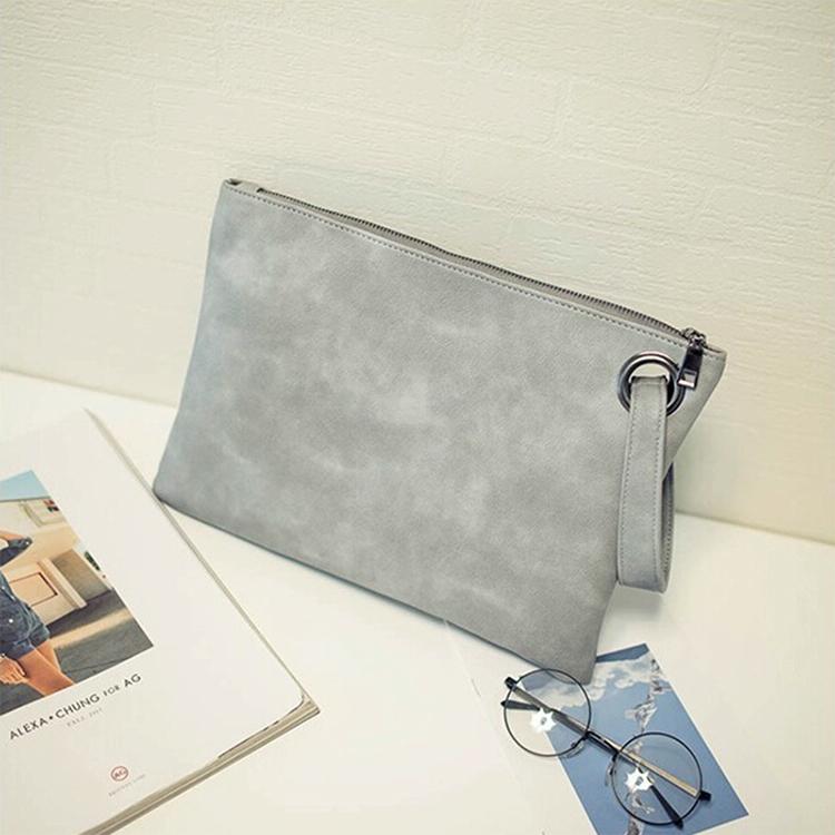 Stylish Retro Envelope Clutch Bag - Large Capacity - Red