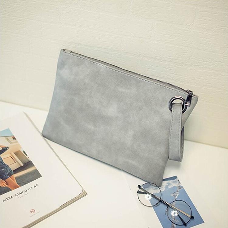 Stylish Retro Envelope Clutch Bag - Large Capacity - Red