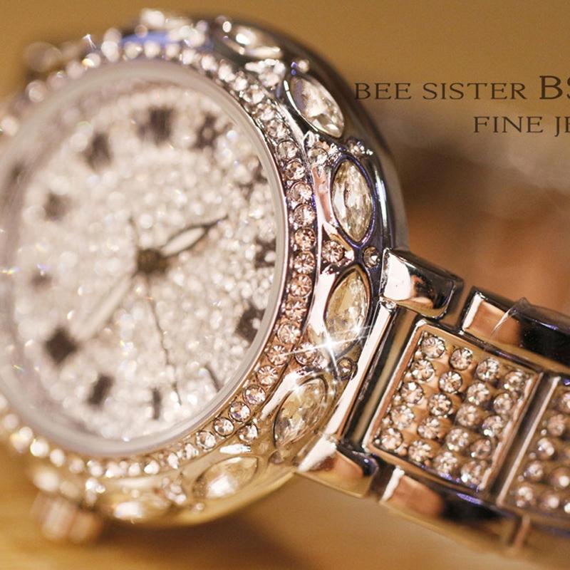 Diamond Chain Watch for Women - Elegant and Timeless - Rose Gold