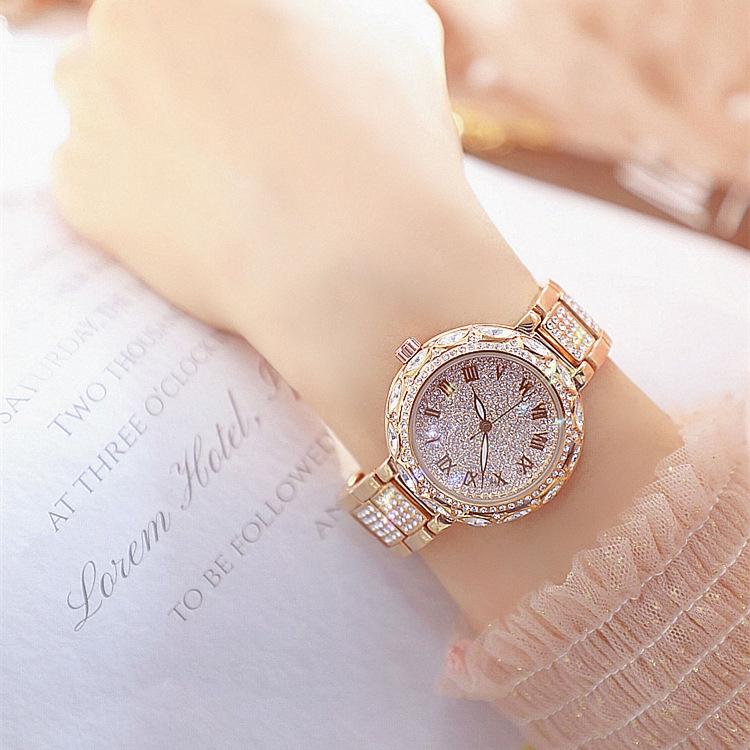 Diamond Chain Watch for Women - Elegant and Timeless - Rose Gold