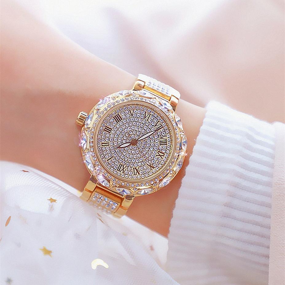 Diamond Chain Watch for Women - Elegant and Timeless - Rose Gold