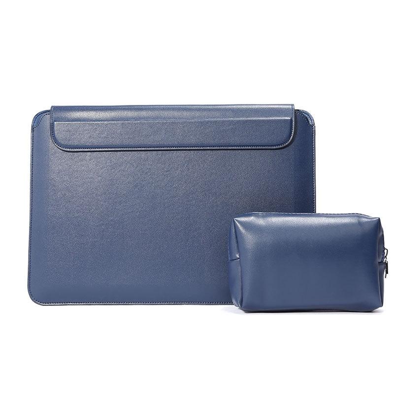 Multifunctional Laptop Bag Stand - Fits 13.3-14 Inches - Black - Blue