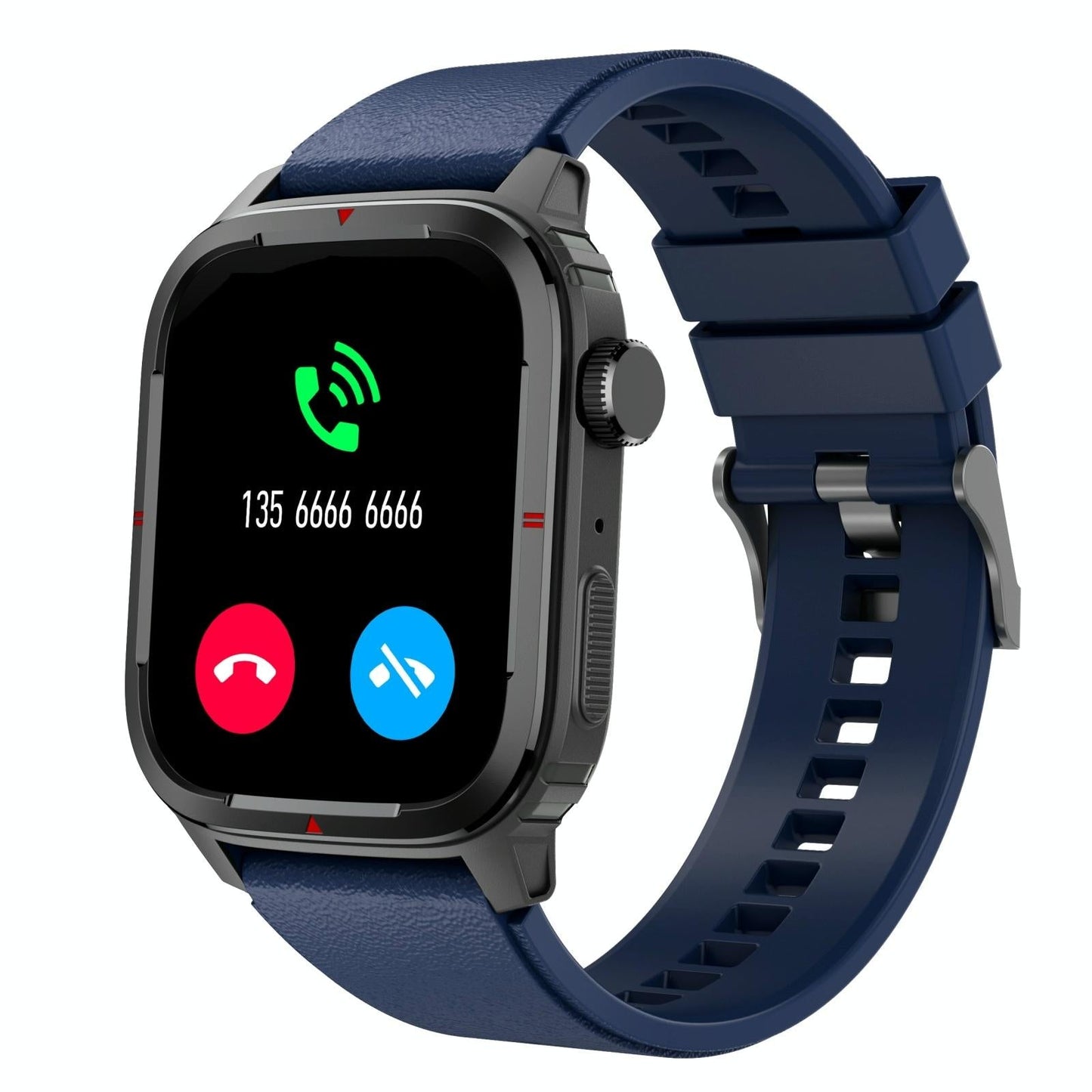 1.7 Inch Tft Hd Screen Smart Watch Support Bluetooth Calling / Blood Pressure Monitoring - Green